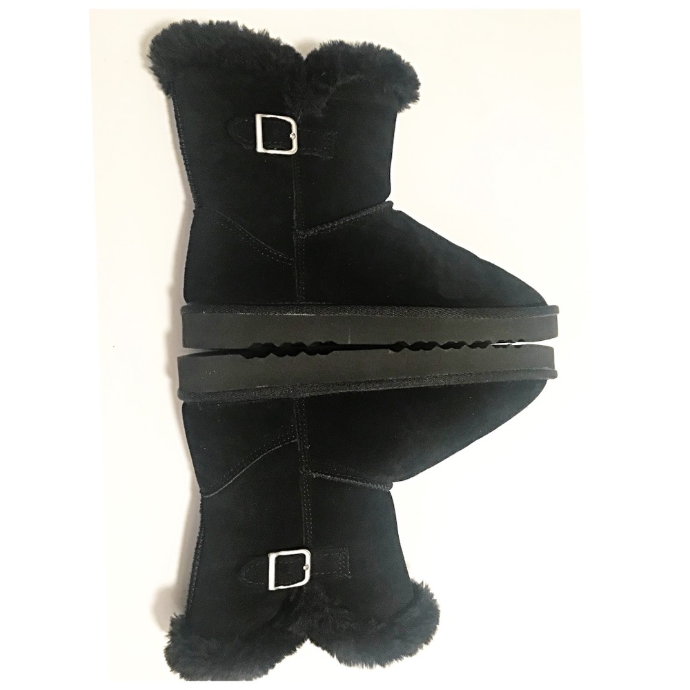 NWOB, Style & Co, BRAND NEW❣️ Black Suede Leather Booties - Picture 7 of 9
